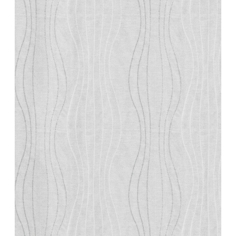 Brinnly Striped Rectangular Cushion Cover, White/Silver