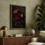 Burgundy Peonies Botanical - Wrapped Canvas-2059296860-2059296855