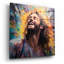 «Jesus - Rapture In Rain And Radiance» par Ivan Guaderrama, art mural en verre acrylique-1360435882
