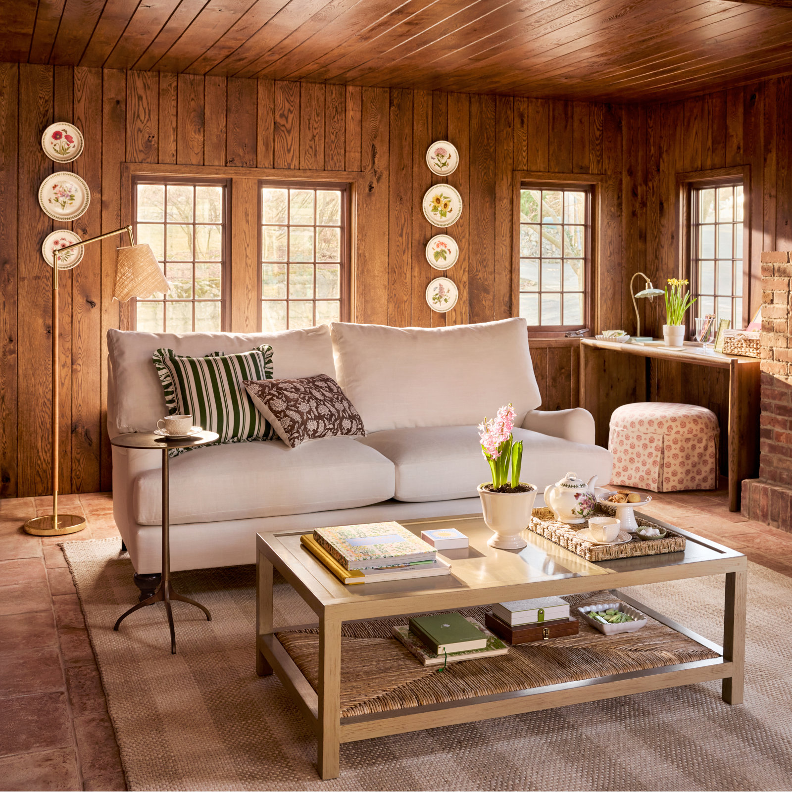 Walters 82'' Upholstered Sofa, Classic Bleach White Twill