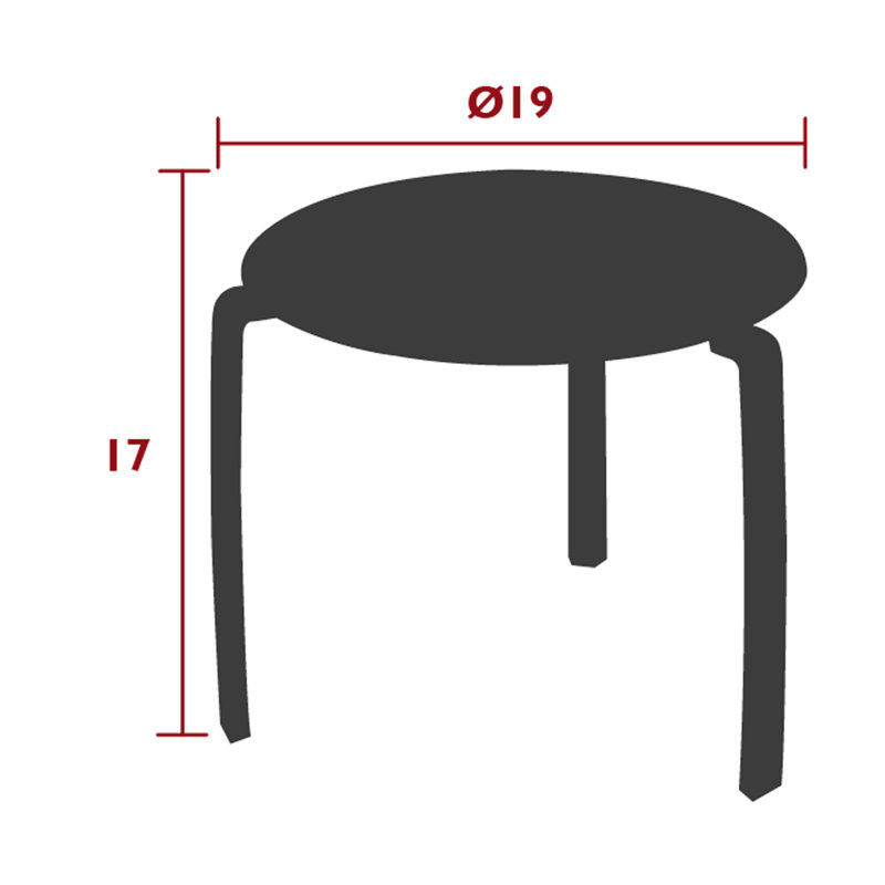 Alize Outdoor Round Side Table, Cactus