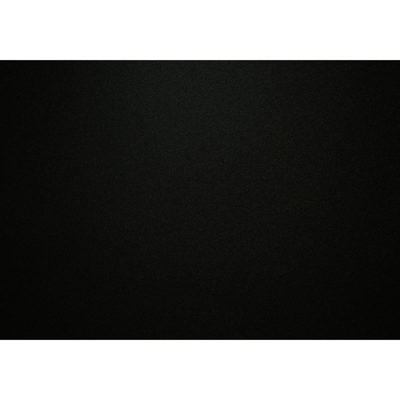 Table d'appoint de chambre à coucher, noir - 3 avec plateau de table rectangulaire et 2 tablettes de rangement, table étroite de style moderne pour le vestibule, métal stratifié,