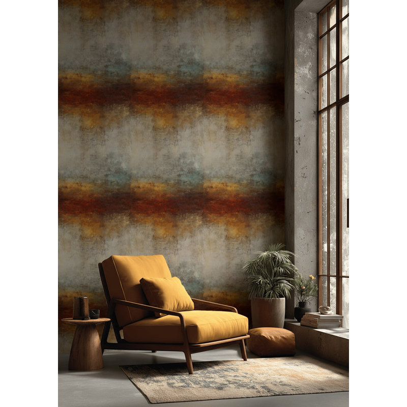 Abstract Wallpaper Textured Ombre Wall Decor