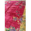 Tapis unique rose / fuchsia / jaune 8 pi 10 po x 11 pi 2 po Art Deco