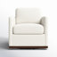 Fauteuil pivotant rembourré Bobbi-98667067