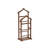 Elegant Valet Stand, Walnut Color, 13.2 x 47.2 x 18.1 inches | 100% Solid Beech Wood, Assembled | Multipurpose Hanger Perfect for Organizing Clothes & Accessories | Traditional Design for Timeless Style-370630936