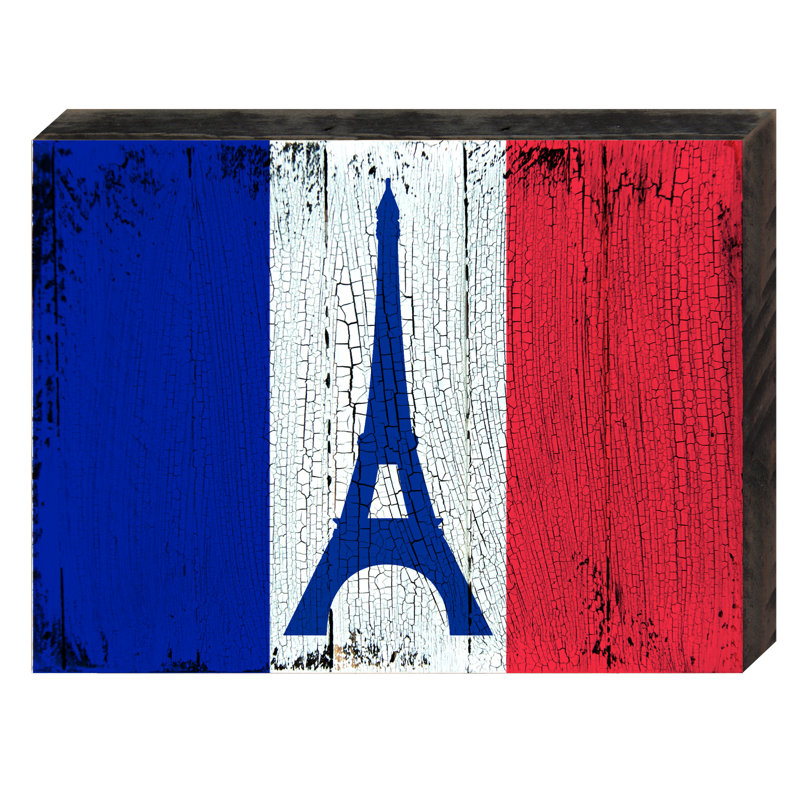 Handmade Buildings & Architecture Wall Decor on Wood, 6" H x 8" W x 1.5" D