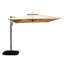 Parasol en porte-à-faux rectangulaire 9 pi x 11 pi avec mât central (base non incluse)-1712505176