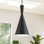Billybob 1 - Light Matte Black Kitchen Island Pendant