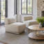 Fauteuil d'appoint Anese beige multigrain