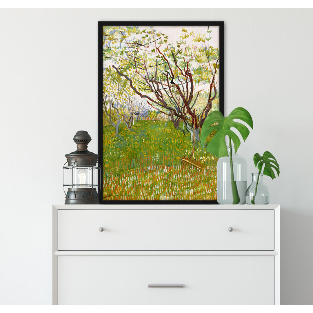 Gerahmter Kunstdruck The Flowering Orchard von Vincent Van Gogh