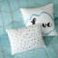 Literie double / grand à la mode avec motif de décoration métallique argenté-119384748-119384747