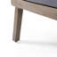 Chaises club d'extérieur en bois d'acacia avec coussins (ensemble de 2)