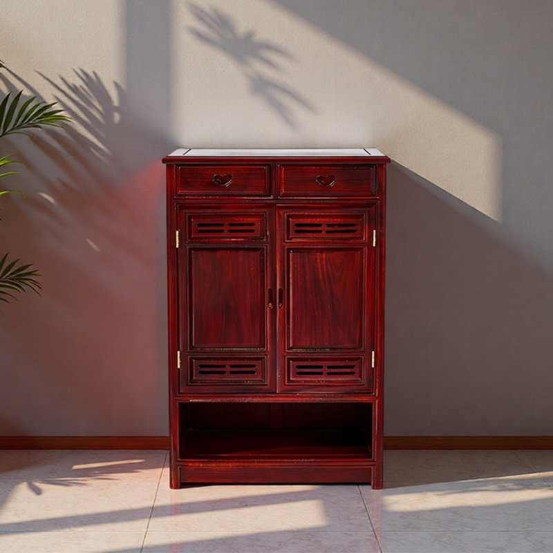 Armoire à chaussures en bois massif