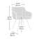 Fauteuil en polyester de 62,23 cm de largeur Hanner