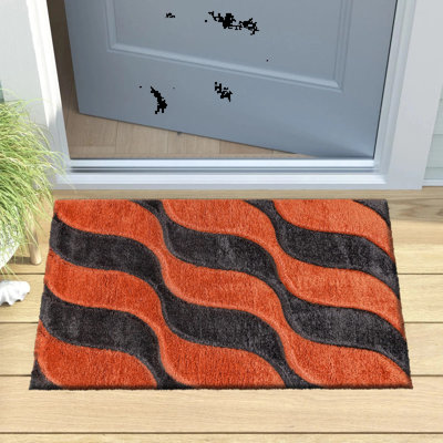 Geometric Shag Area Rug