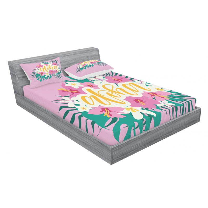 Microfiber Sheet Set, Queen Sheet Set + Fitted Sheet + 2 Pillowcases
