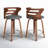Archaimbaud Swivel Upholstered Counter Stool-92951694-92951695