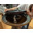 Two Birds Embossed Plant Pattern Pedestal Ceramic Fountain With Light-1296550314