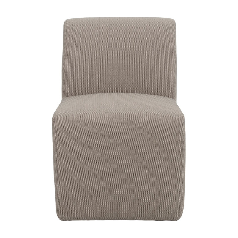 Outdoor Chair Outdoor Dining Side Chair, Taupe