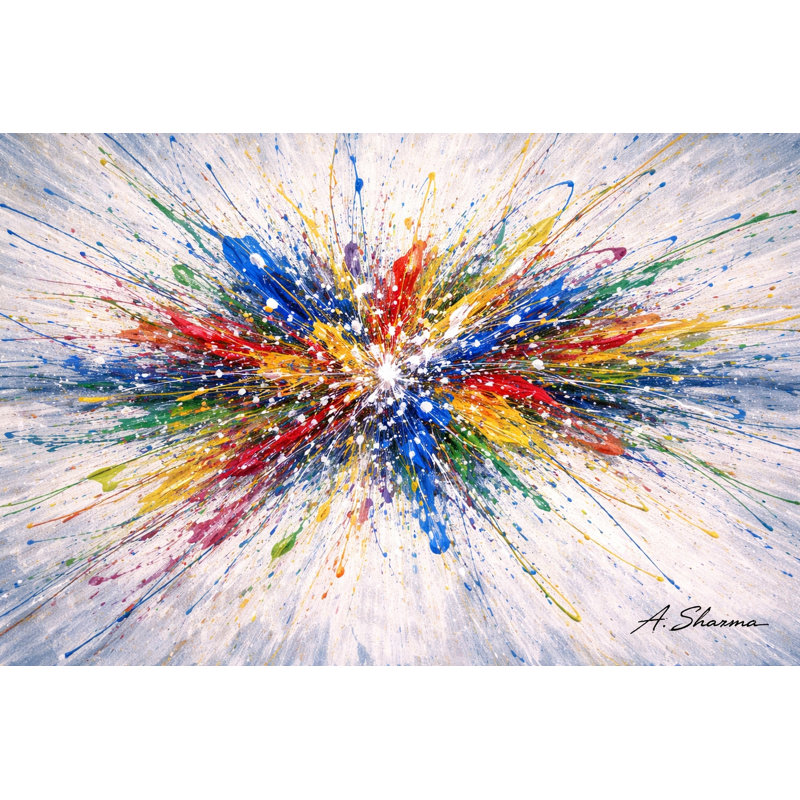 Art mural sur toile tendue, L 48 po x H 36 po x P 1,5 po
