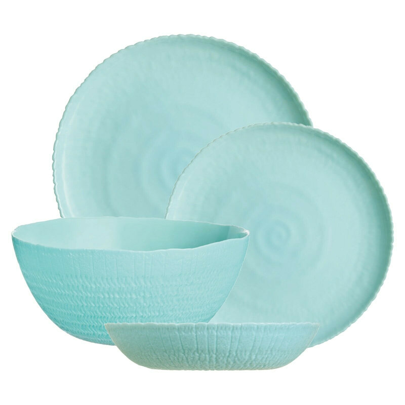 House Of Hampton Hammonds Serving Bowl, Turquoise
