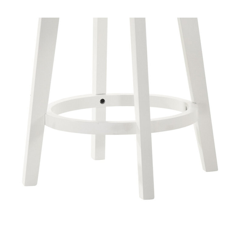 Fauteuil à hauteur de comptoir avec siège rembourré Corrigan Studio®, Blanc
