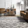 Candler Geometric Gray Area Rug