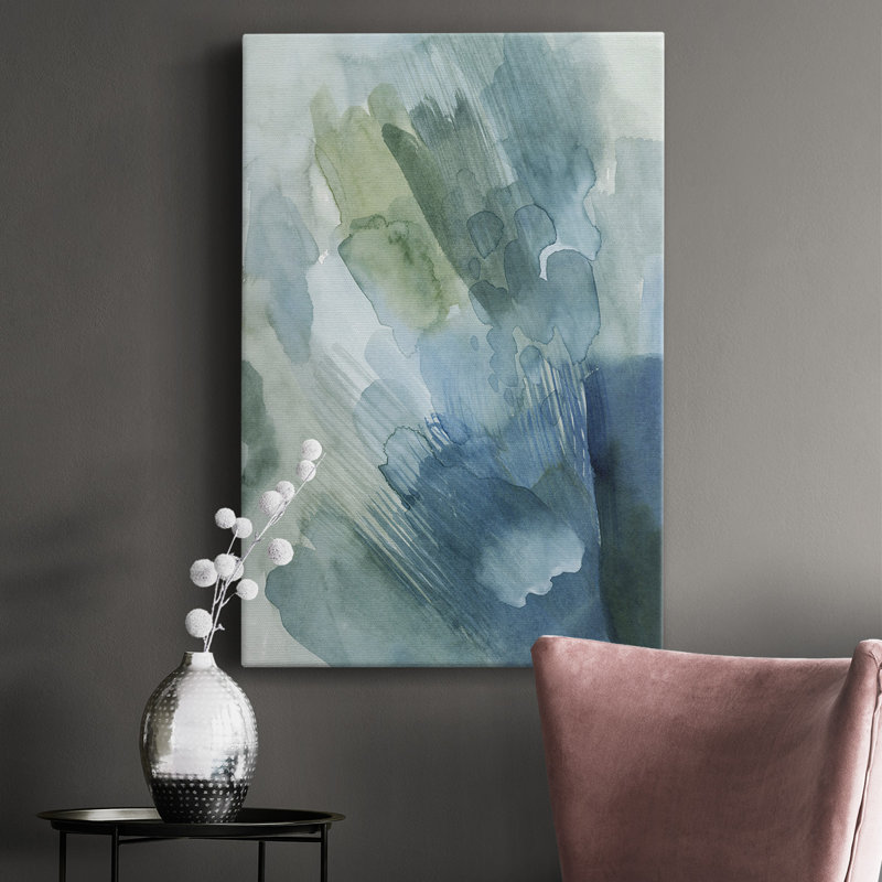 River Gleam II - peinture sur toile tendue, H 48 po x l 32 po x P 1 po