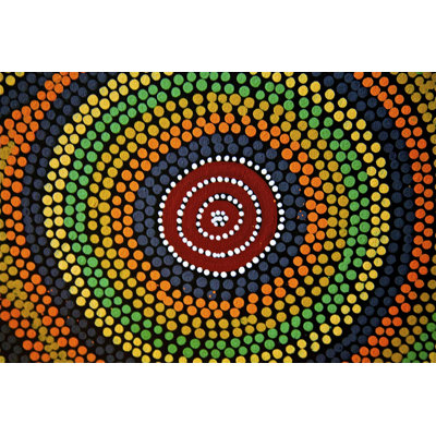 African Ethnic Art 1 Piece Wrapped Canvas Wall Art