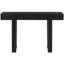 Table en bois noir rustique - mode minimaliste pour les entrées, tiroir caché, prise de courant latérale, console de construction stable de 30,21 po de hauteur, vestibule de style A, matériaux