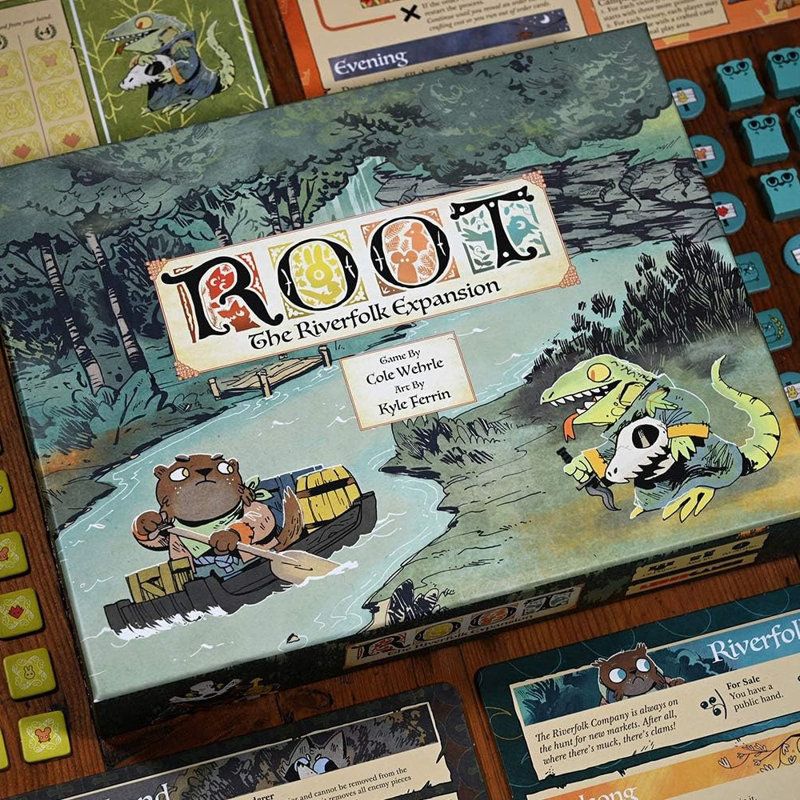 Leder Games | Root: The Riverfolk Expansion Board Games, 1-6 Players, Ages 10+