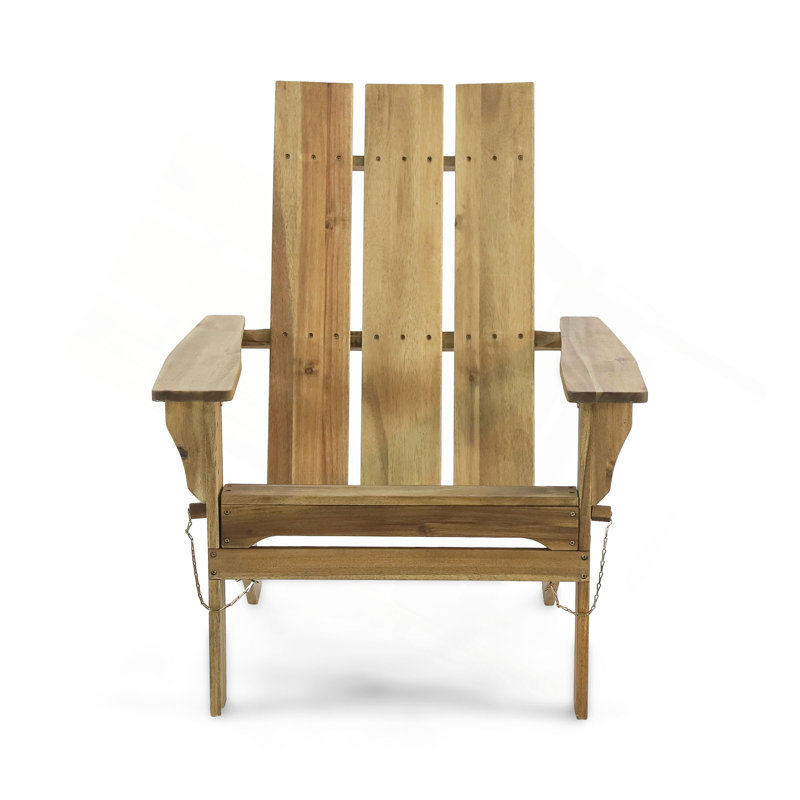 Chaise Adirondack pliable Zuma, Naturel