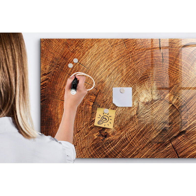 Magnetic Glass Photo Memo Board