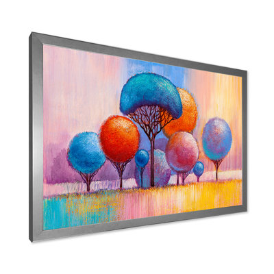 «Autumn Fantasy Trees II», peinture sur toile