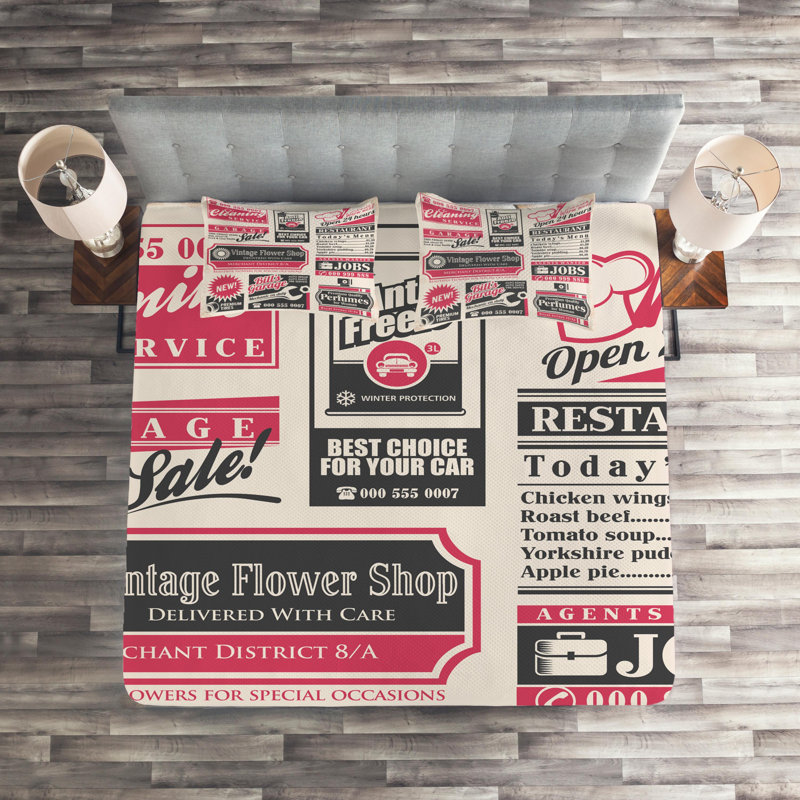 Farmhouse / Country Polyester Coverlet