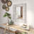 Polina Rectangular Metal Farmhouse Wall Mirror