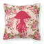  Coussin décoratif floral 14 po Jellyfish Shabby Elegance-453543869