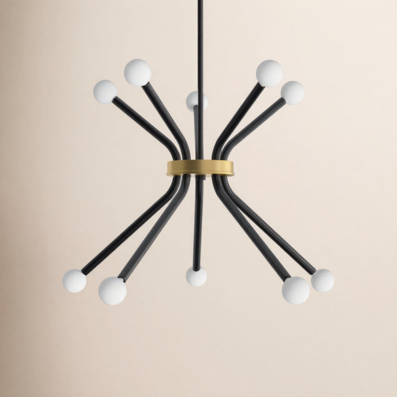Narsi Axton Chandelier, Black
