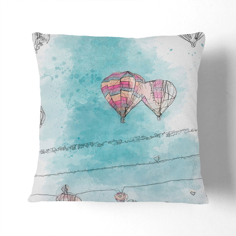 Square Throw Cushion, 40cm H x 40cm W x 15cm D
