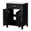 Meuble-lavabo moderne de 48 pouces avec lavabo en céramique, portes à fermeture en douceur, tiroir rabattable, tablettes de porte à double couche, solution de rangement élégante-2066379355