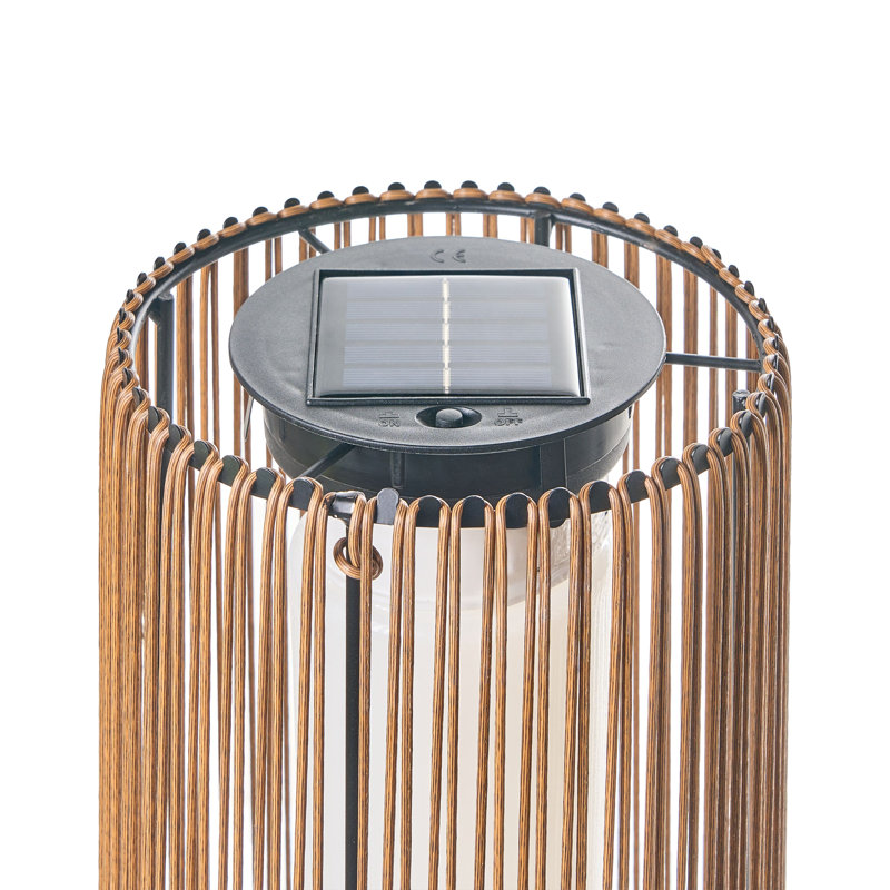 SEMLIKI Integrated LED Outdoor Lantern, 68cm H x 22cm W x 22cm D