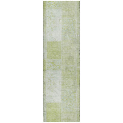 Premium Machine Washable Dream Shag ADS631 Patchwork Rug
