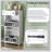 Functional Entryway Organizer with 2 Flip Drawers, Wood Grain Pattern Top Shoe Cabinet with Drawer, Free Standing Shoe Rack with Adjustable Panel for Hallway-162905259