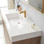 Ensemble de meuble-lavabo simple 48 po avec miroir Huesca-70529366-70529367
