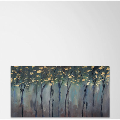 Somber Forest - Wrapped Canvas Painting