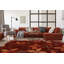 Fugen Floral Handmade Tufted Red/Brown Area Rug-24824444