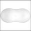 Baignoire autoportante à surface solide de 67 po, baignoire autoportante avec trop-plein et bonde escamotable, blanc mat