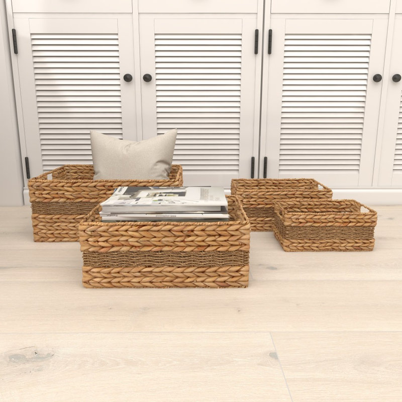 Panier gigogne fait à la main 4 pièces Kriebel