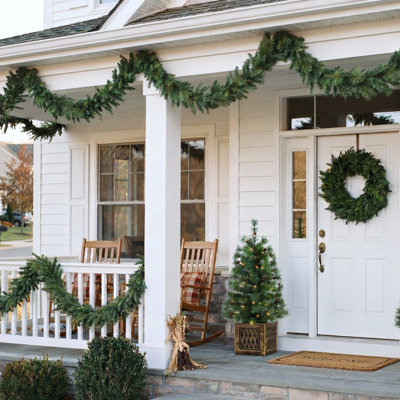 Guirlande de Noël en épinette artificielle